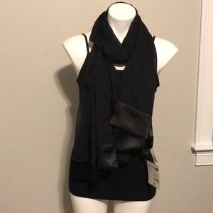 Metaphor Black sheer scarf/wrap
